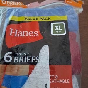 Hanes Men's Tagless Briefs - Multi-Color Pack